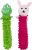 Outward Hound Nubbiez Loofa Plush Dog Toy 2-Pack