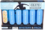 Braille Skateboarding 6-Pack Mini Skateboard Collectible