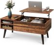 WLIVE Wood Lift Top Coffee Table