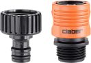 Claber 8458 Hose Connector and Faucet Adapter