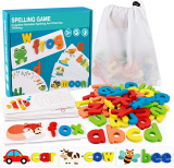 65% Off – See and Spell Learning Toys,Matching Letter Game Words for Kids