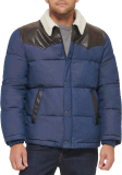 Levi’s Mens Out West Mixed Media Puffer Jacket