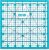Zoid 6-1/2-in X 6-1/2-in Acrylic Ruler