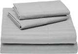 Amazon Basics Deluxe Microfiber Striped Sheet Set Full
