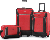 3PC American Tourister Fieldbrook XLT Softside Upright Luggage Set