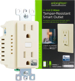 Enbrighten Z-Wave Plus In-Wall Tamper-Resistant Smart Outlet