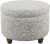 Homepop Home Decor Upholstered Round Storage Ottoman