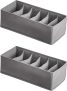 Amazon Basics Underwear Dresser Drawer Organizers, Pack of 2