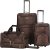 Rockland Vara Softside 3-Piece Upright Luggage Set