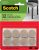 32-Count Scotch Felt Pads, Round, 1 in. Diameter