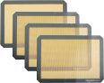 4-Pack Amazon Basics Silicone Non-Stick Food Safe Baking Mat