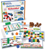 Learning Resources MathLink Cubes Kindergarten Math Activity Set