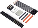 Amazon Basics Sketch and Drawing Art Pencil Kit 17 Piece Set