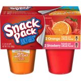 Snack Pack Juicy Gels Strawberry And Orange 13oz