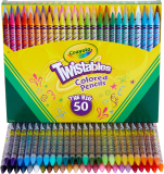 Crayola Twistables Colored Pencil Set School Supplies 50 Ct