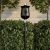 Pure Garden 50-218, Black Outdoor Metal Tiki Torch Light