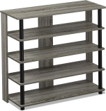 Furinno Turn-N-Tube 5 Tier Wide Shoe Rack
