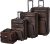 Rockland Jungle Softside Upright Luggage Set New Heart 4-Piece