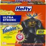 50-Ct Hefty Ultra Strong Multipurpose Large Trash Bags 30 Gallon