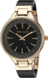 Anne Klein Womens Premium Crystal Accented Resin Bangle Watch