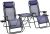 2-Pack Amazon Basics Textilene Adjustable Zero Gravity Reclining Lounge Chair