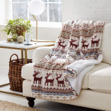 Eddie Bauer Smart Heated Electric Throw Blanket 50×60-in