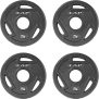4-Pack Cap Barbell Olympic Grip Weight Plate Collection 5 lb