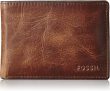 Fossil Mens Leather Slim Minimalist Bifold Front Pocket Wallet