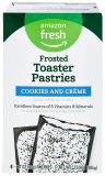 8CT Amazon Fresh Frosted Cookies and Creme Toaster Pastries