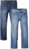 2-Pack The Children’s Place Boys Basic Straight Leg Jeans