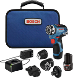 Bosch GSR12V-300FCB22 12V Max EC Flexiclick 5-In-1 Drill
