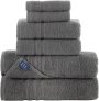 Hammam Linen 6-Piece Grey Bath Towels Set