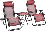 Amazon Basics Adjustable Zero Gravity Folding Reclining Lounge Chair