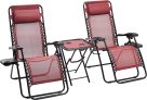 Amazon Basics Adjustable Zero Gravity Folding Reclining Lounge Chair