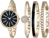 Anne Klein Womens Bangle Watch and Bracelet Set