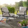 BHG Newport Steel Deep Seat Tan Stationary Outdoor Rocker, Set Of 2 For $239 (Was $364) Shipped.
