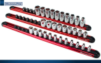 MichaelPro MP014001 3-Piece Aluminum Socket Organizer Rail Set
