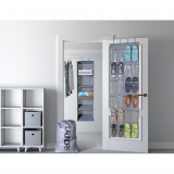 Mainstays 5pcs Closet Set Organizer, Soft Silver For $17.96